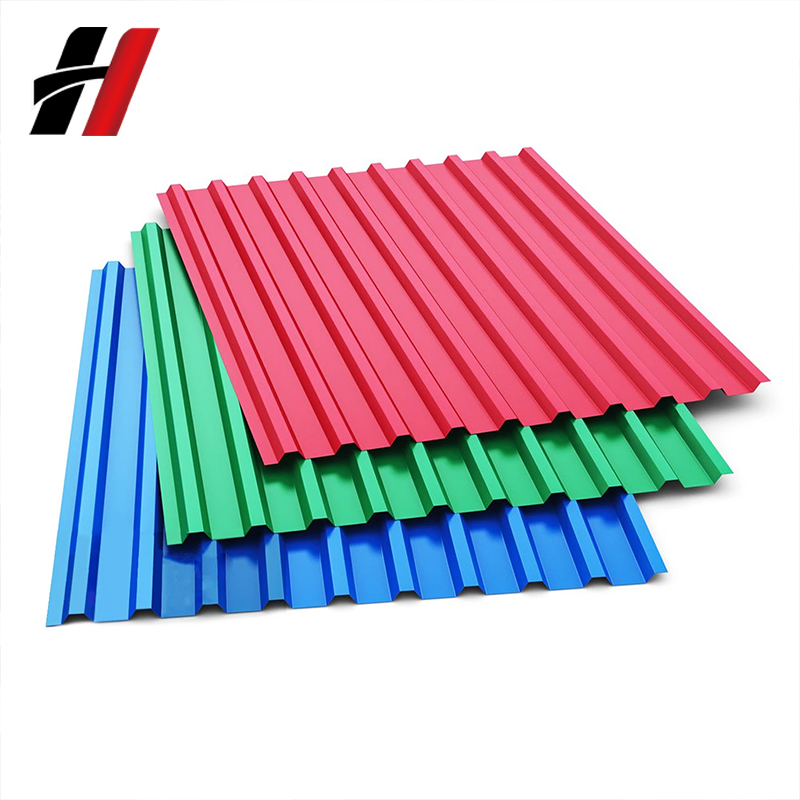 High Quality Colors of Galvanized 1000*1250 0.3mm PPGI PPGL Color Coated Corrugated Board Wave Board