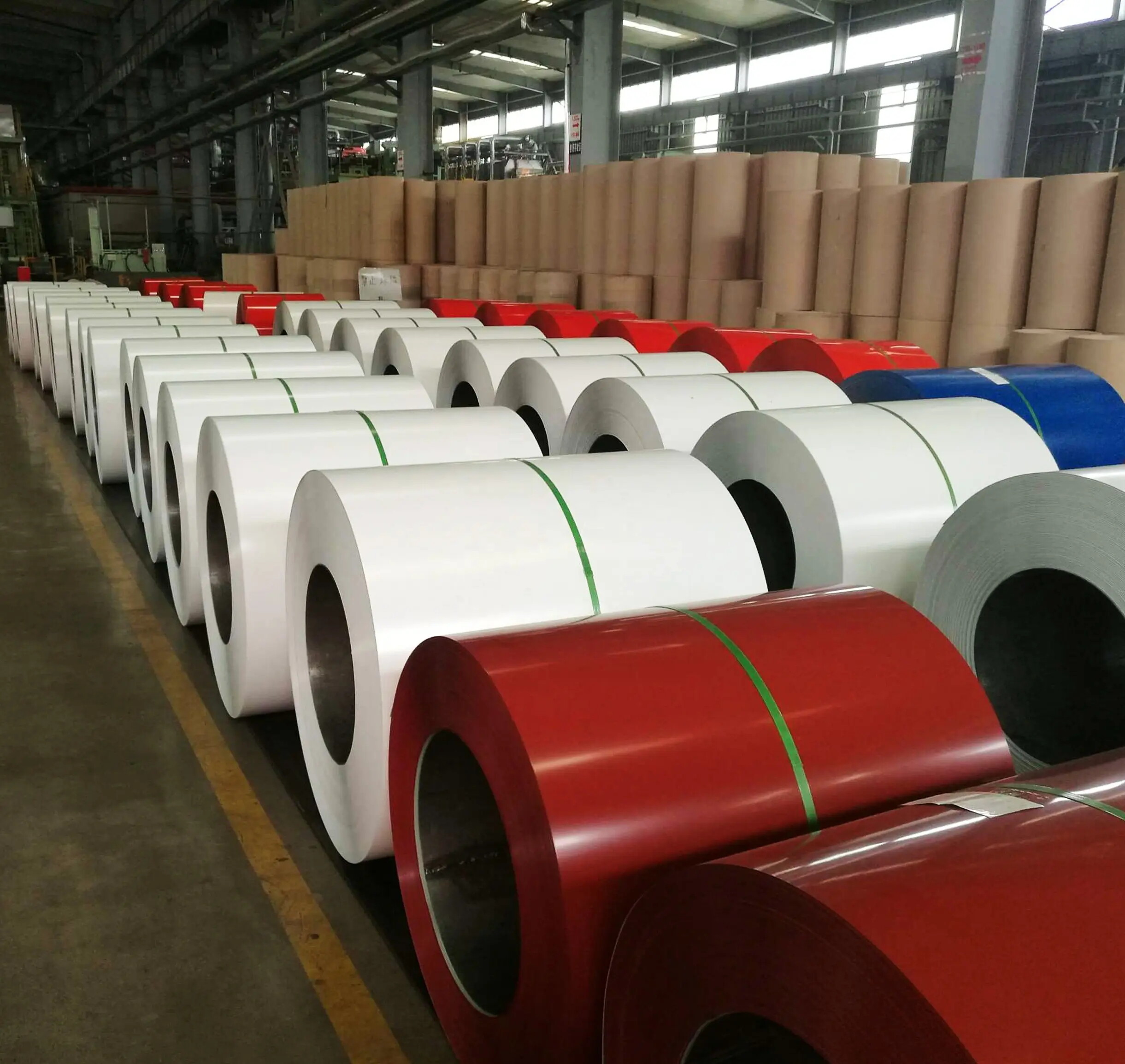 Color coated roll