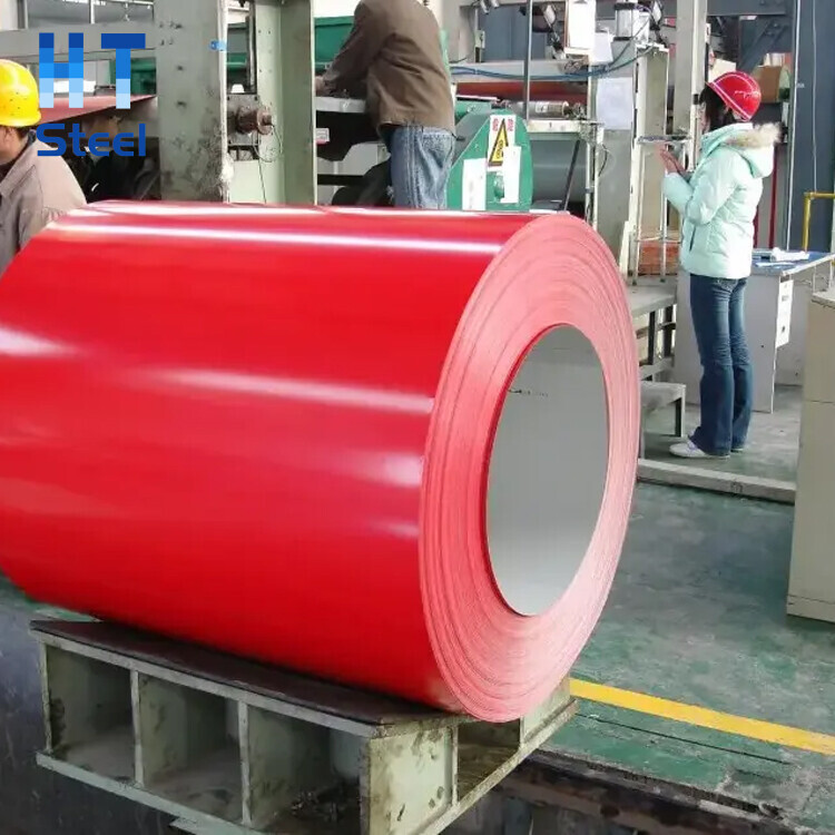 High Quality Pre-painted Galvanized Coil PPGI/PPGL Steel Rolls Pre Painted Steel Coil RAL Color Coated Steel Coil
