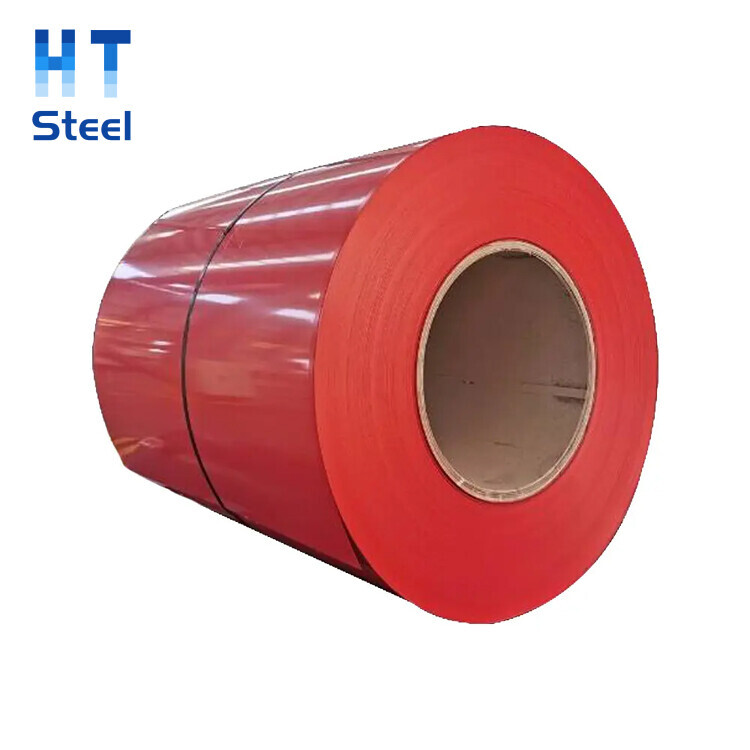 Ral Color 0.4mm 0.5mm thickness PPGI Coils, Color Coated Steel Coil, Metal Roofing Sheets Building Materials