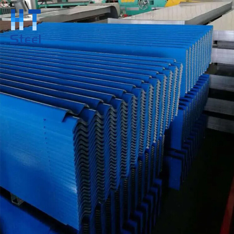 Width 100mm-1500mm Roofing Sheet Coated Color Painted PPGI Building Material Galvanized Steel Roof Plate