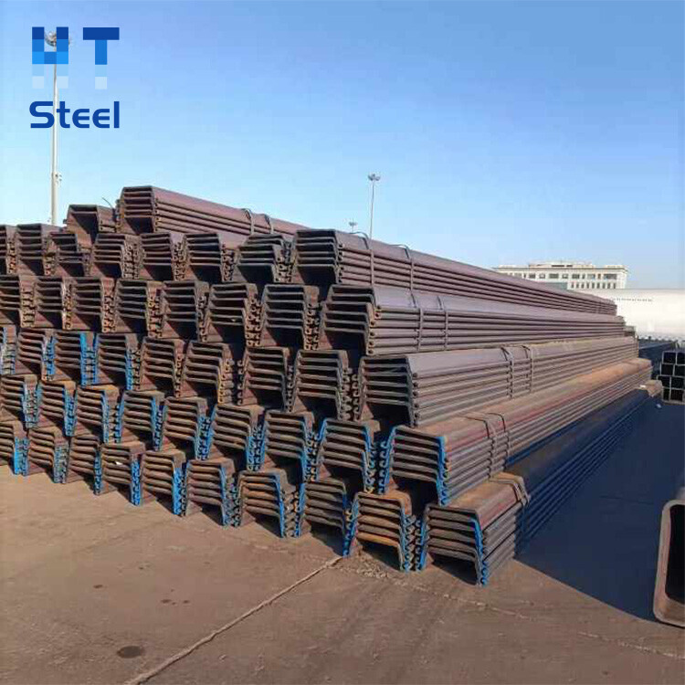 Best quality U type steel sheet pile galvanized steel sheet pile 10.5mm thick u type steel sheet pile fast delivery