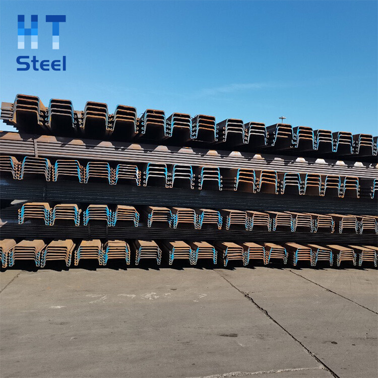 Best quality U type steel sheet pile galvanized steel sheet pile 10.5mm thick u type steel sheet pile fast delivery