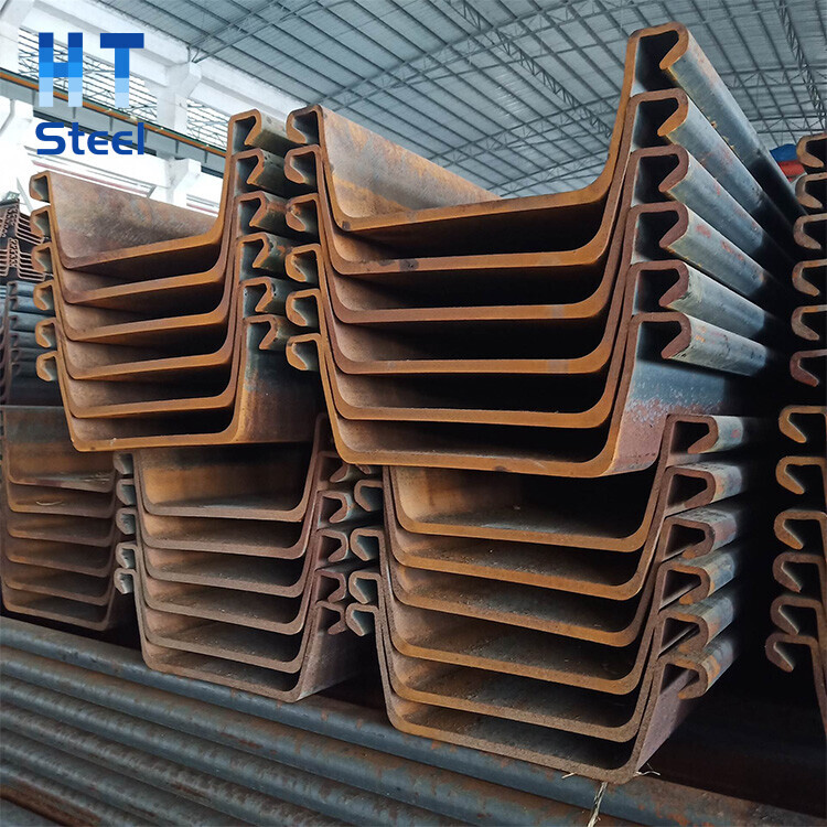 Best quality U type steel sheet pile galvanized steel sheet pile 10.5mm thick u type steel sheet pile fast delivery