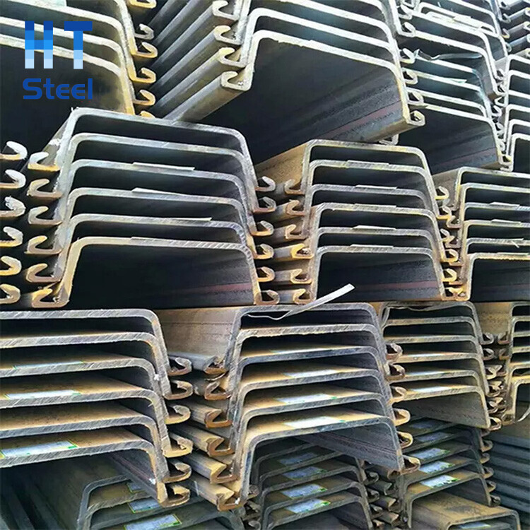 Best quality U type steel sheet pile galvanized steel sheet pile 10.5mm thick u type steel sheet pile fast delivery