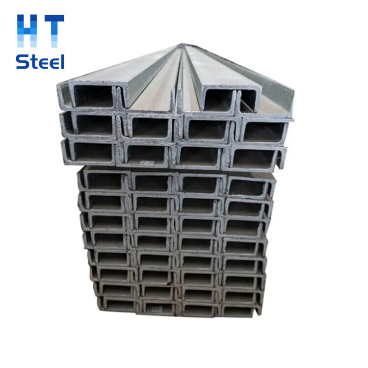 standard sizes u channel steel galvanized steel channel steel profile