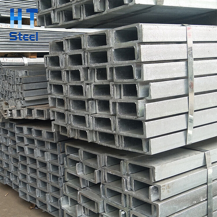 standard sizes u channel steel galvanized steel channel steel profile