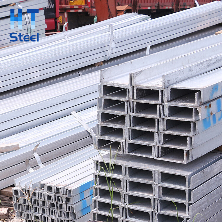 standard sizes u channel steel galvanized steel channel steel profile