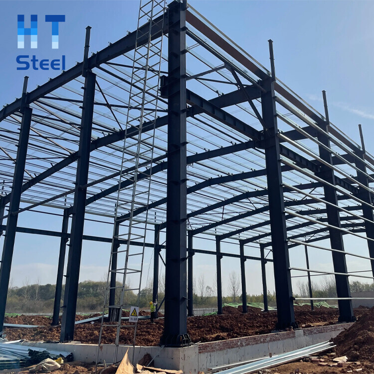 HDG Construction Fabrication Prefabricated Steel Structure For Build Warehouse