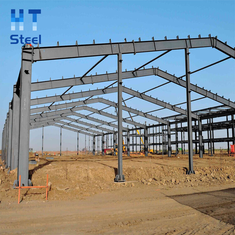 HDG Construction Fabrication Prefabricated Steel Structure For Build Warehouse