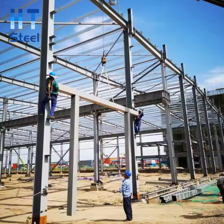 Factory building frame design / Steel Structure Prefabricated Warehouse Workshop Industrial Light Steel, Easy to Install Steel Structure Warehouse