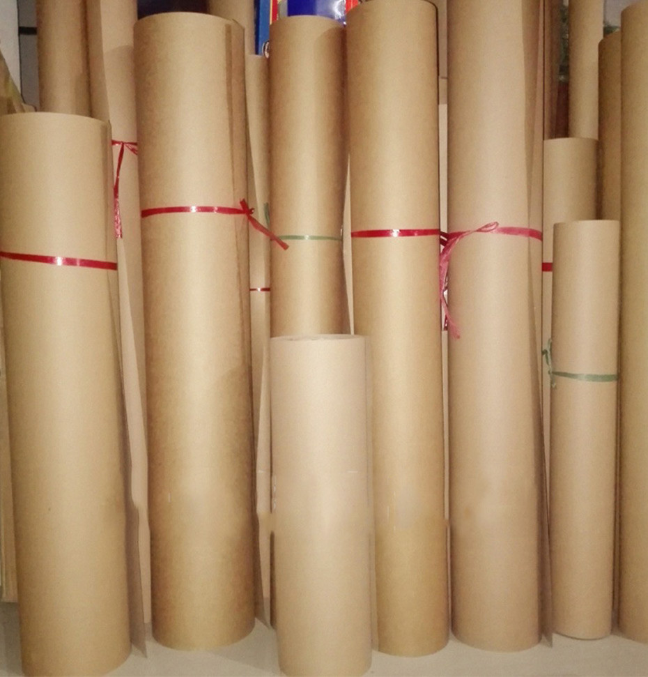 Manufacturers sell kraft paper 45g single-light kraft paper yellow kraft paper for clothing boards