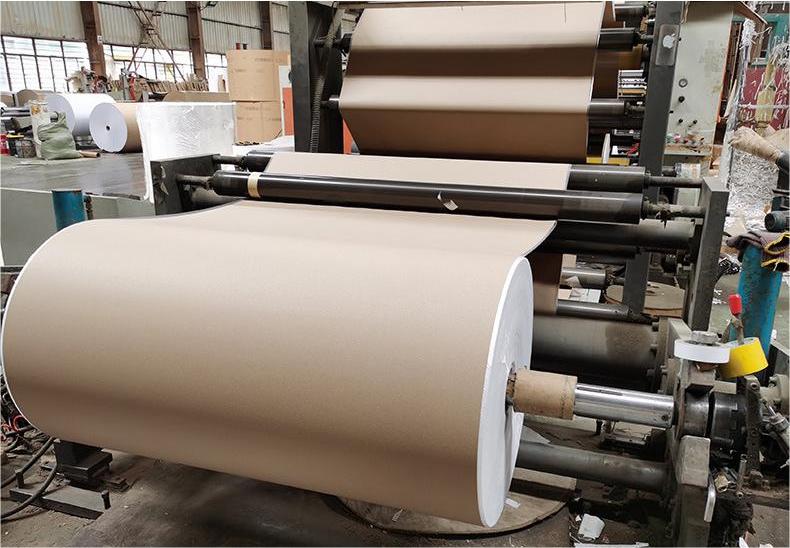 Manufacturers sell white natural color food grade large roll wrapping paper printing coated kraft paper