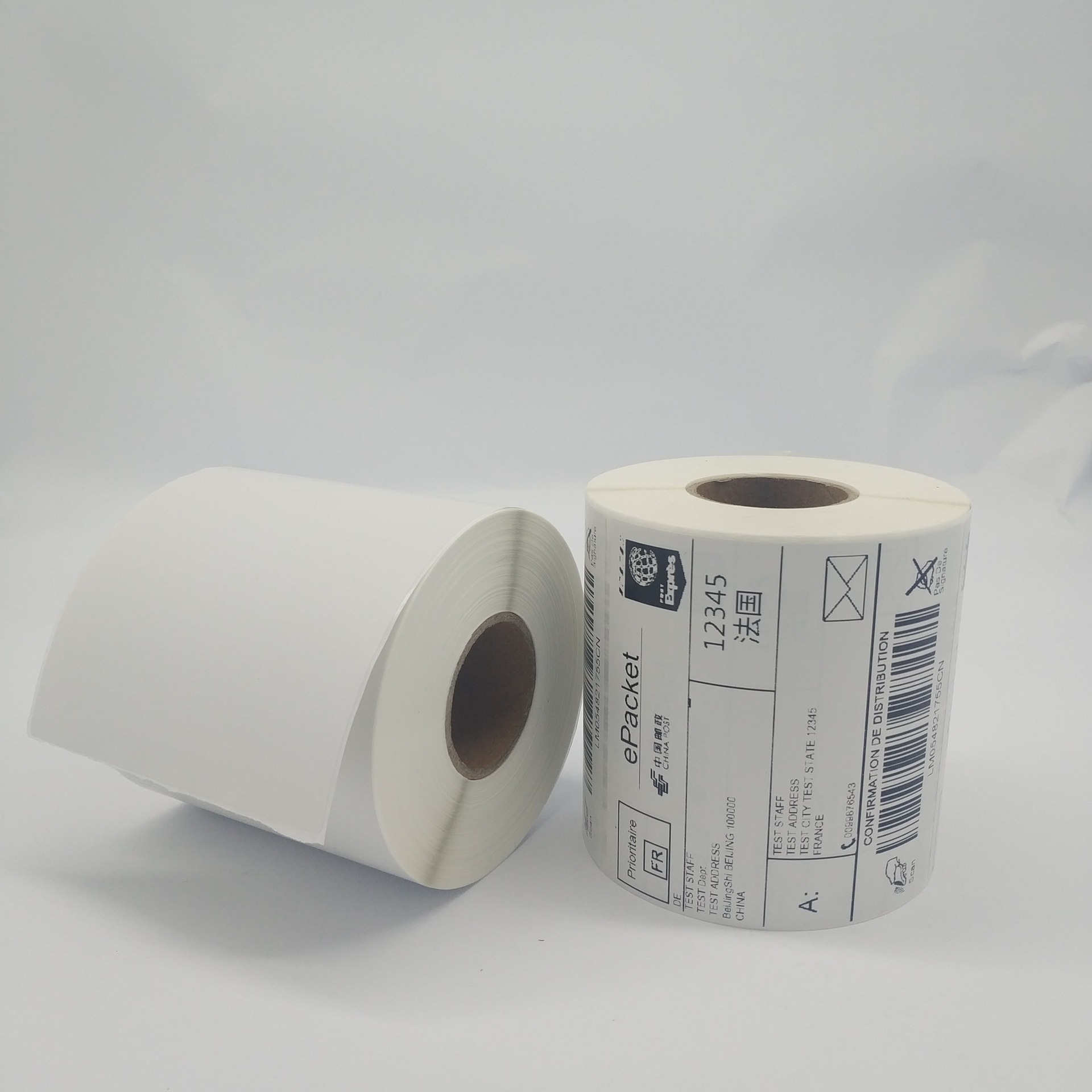 Thermal Paper Till Roll 80x80 Jumbo Roll 55gsm Roll Paper Single Cash Register Paper 2 Containers print