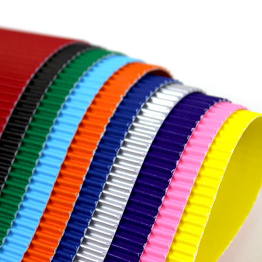 A4 Color Corrugated Paper Base Paper Customized Corrugated Paper Rolls For Wrapping