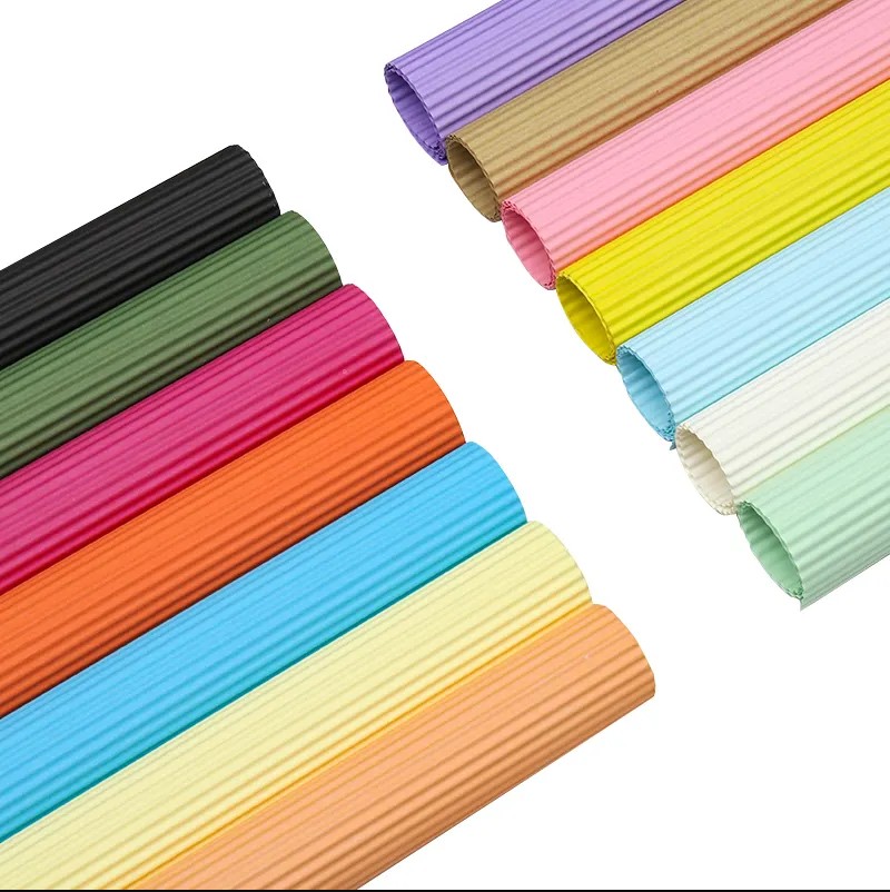 A4 Color Corrugated Paper Base Paper Customized Corrugated Paper Rolls For Wrapping