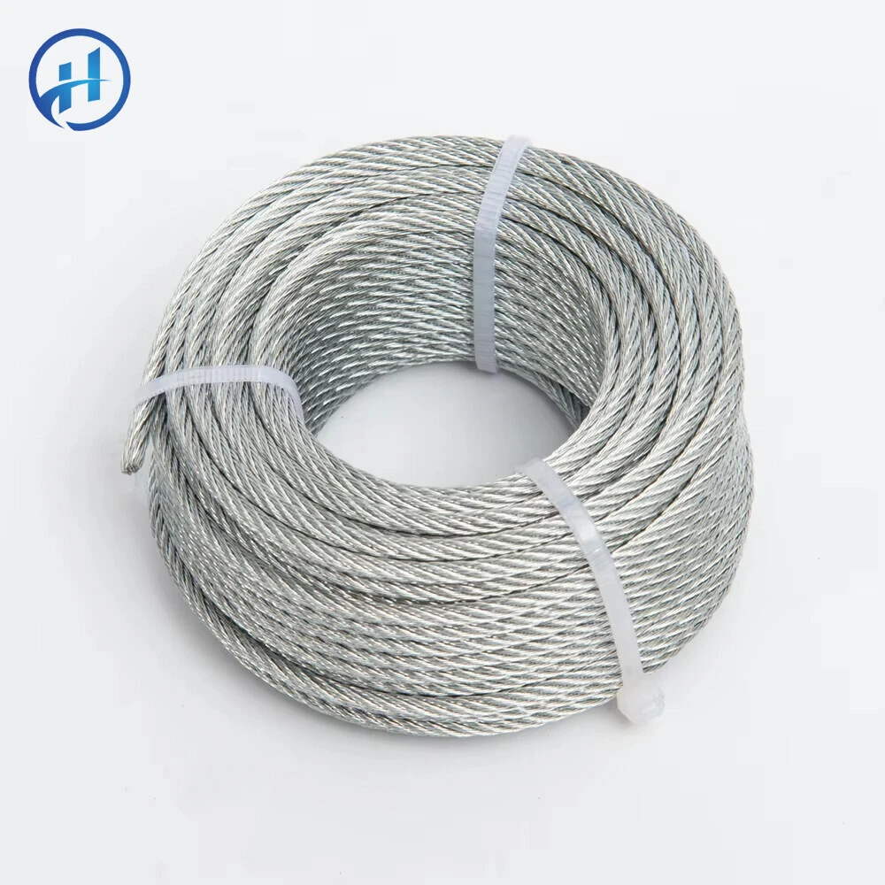 Rope Wire 11mm 12mm 13mm 14mm Steel Cable Rope 6x12+7FC Galvanized Steel Wire Rope
