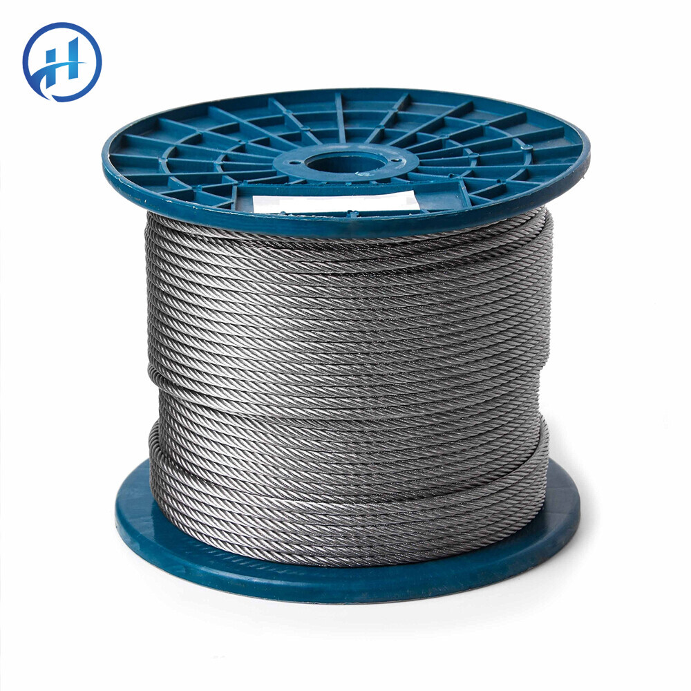High Quality 6*12+7FC Structure Hot Dipped Galvanized Steel Wire Rope 10 mm in Wooden Reels High Quality 6*12+7FC Structure Hot Dipped Galvanized Steel Wire Rope 10 mm in Wooden Reels