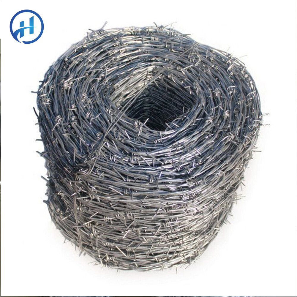 Wholesale Hot Dip Galvanized Iron Barbed Wire Mesh for Farm and Highway High Quality Barbed Wire Wholesale Hot Dip Galvanized Iron Barbed Wire Mesh for Farm and Highway High Quality Barbed Wire