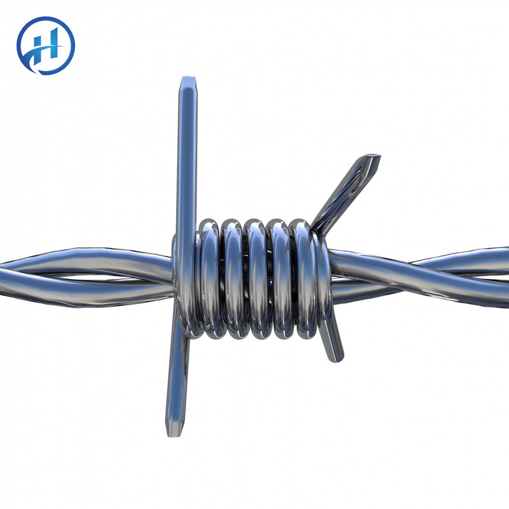 Wholesale Hot Dip Galvanized Iron Barbed Wire Mesh for Farm and Highway High Quality Barbed Wire