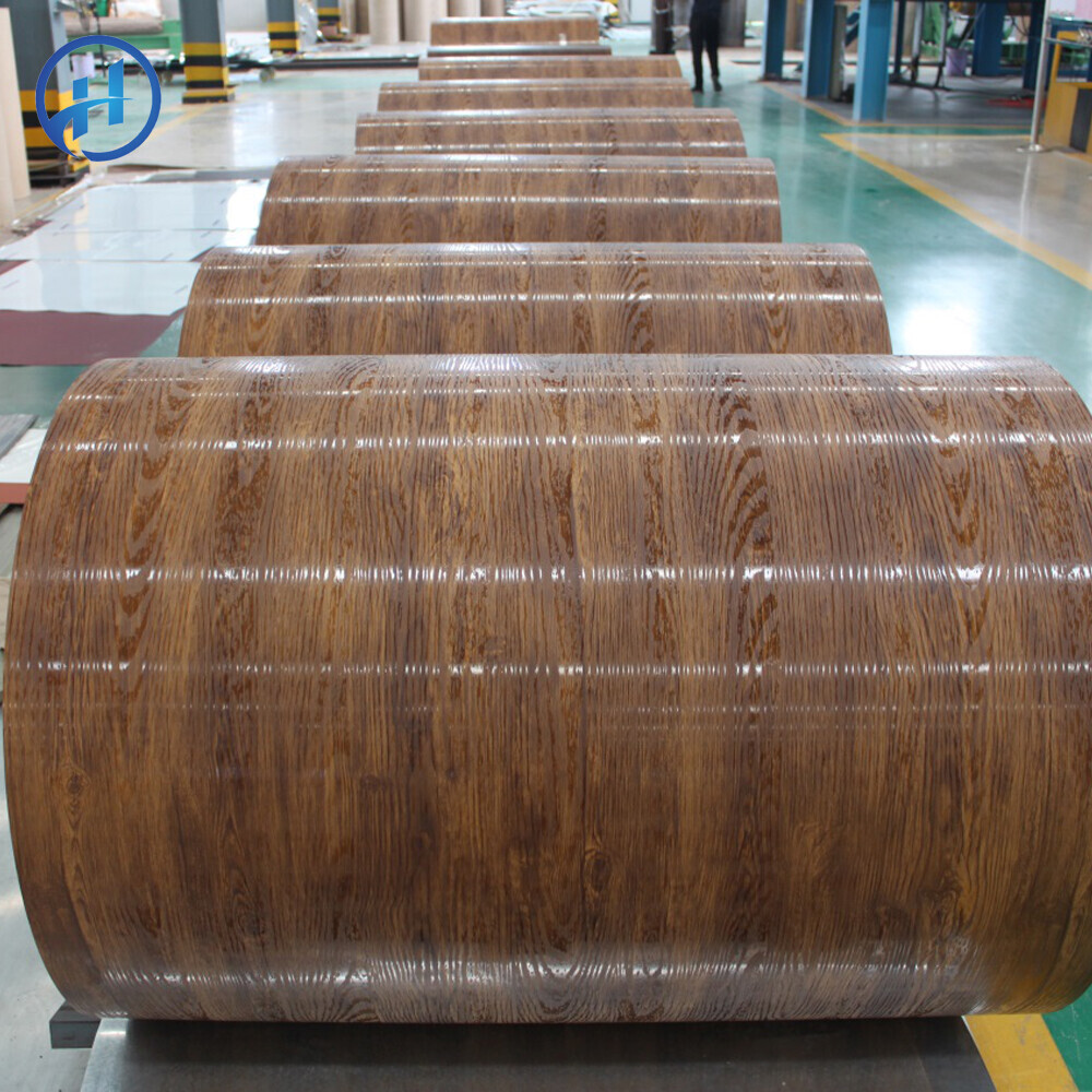 Wood Grain Texture Metal Color Steel Coil PPGI Coil