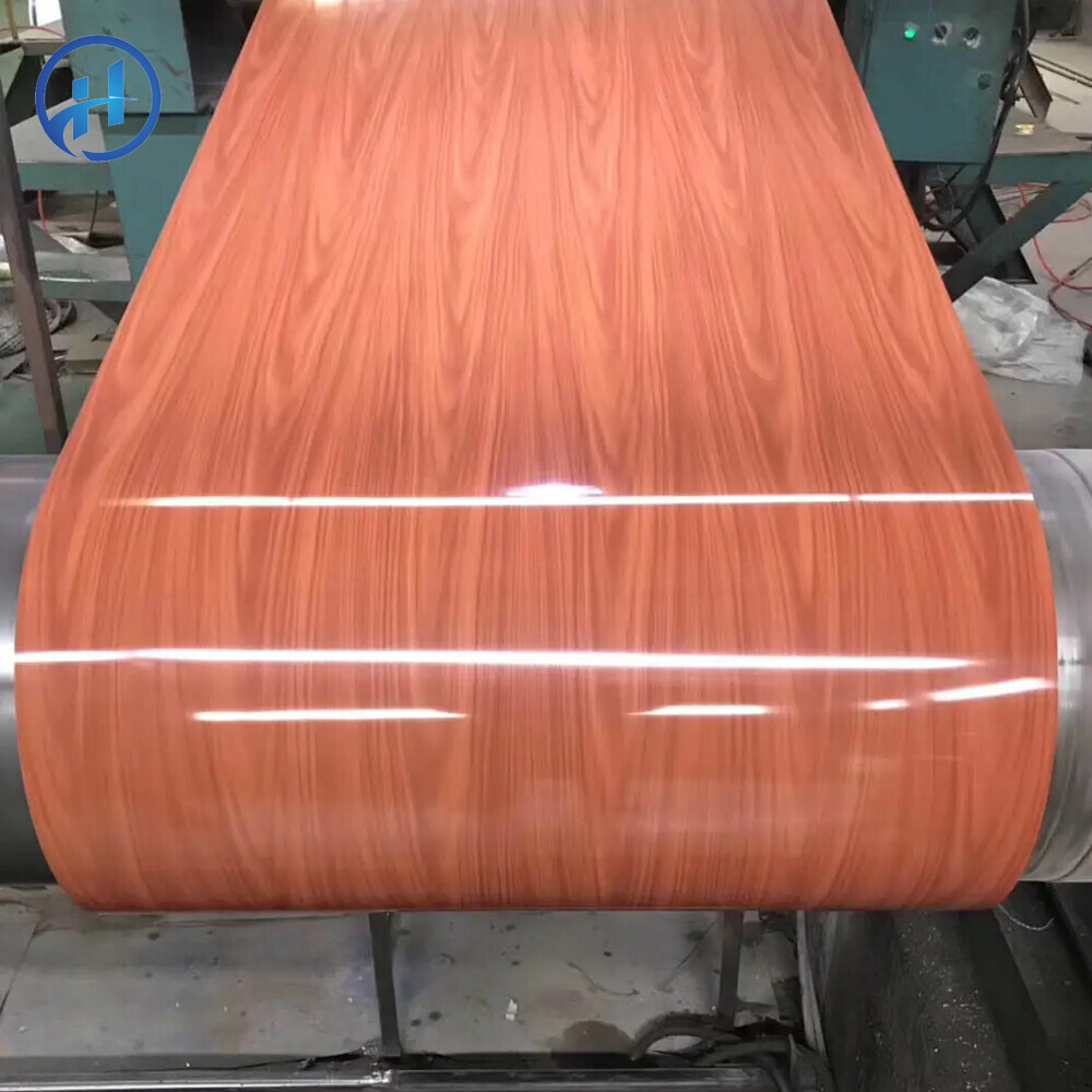 Wood Grain Texture Metal Color Steel Coil PPGI Coil