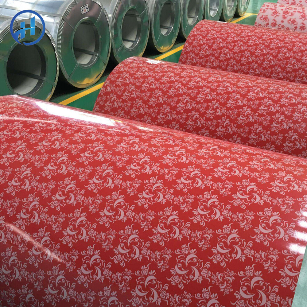 Printed color coated roll
