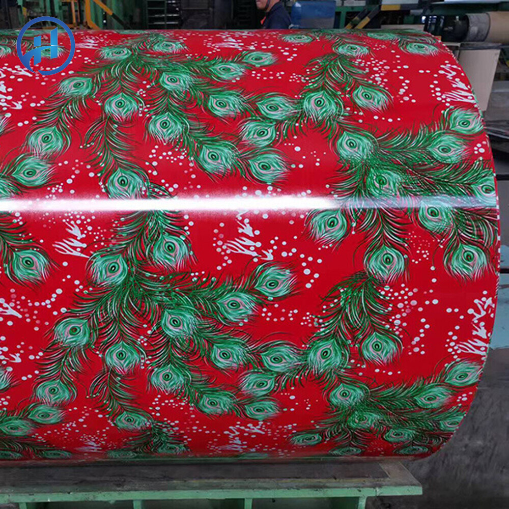 Printed color coated roll