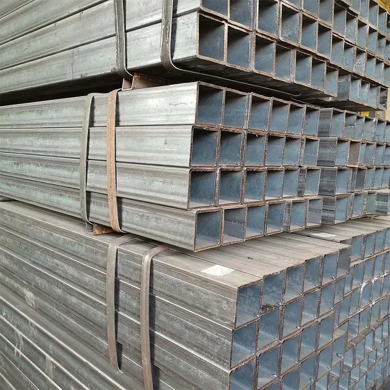 Factory Direct Black Square Rectangular Steel Pipe and Tubes Metal Carbon Square Steel Tube