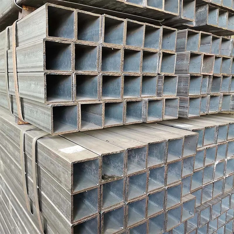 Factory Direct Black Square Rectangular Steel Pipe and Tubes Metal Carbon Square Steel Tube