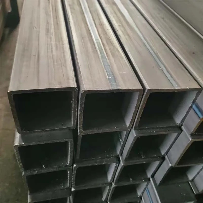 Factory Direct Black Square Rectangular Steel Pipe and Tubes Metal Carbon Square Steel Tube