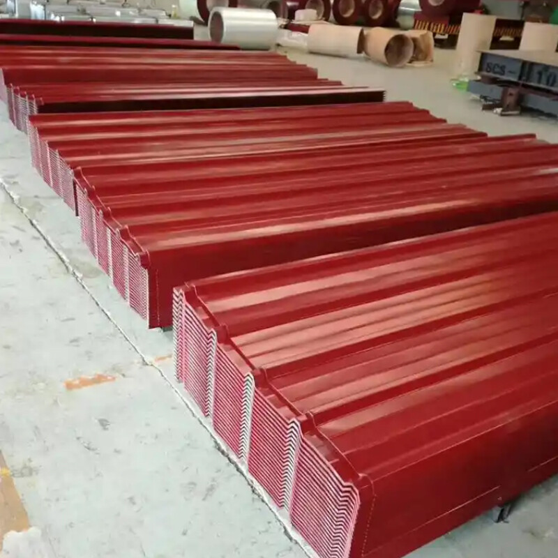 Color coated corrugated board