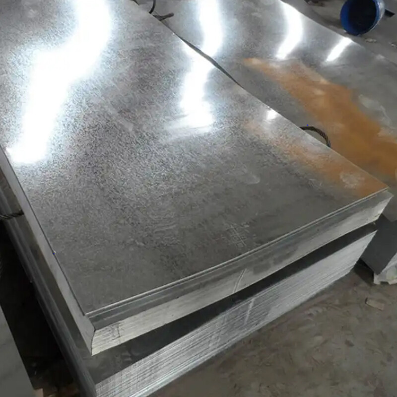 Galvanized plate