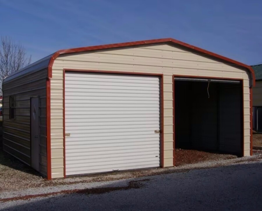 Steel structure garage