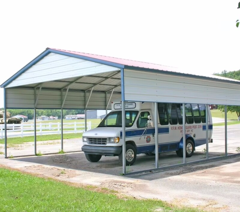 Steel structure garage