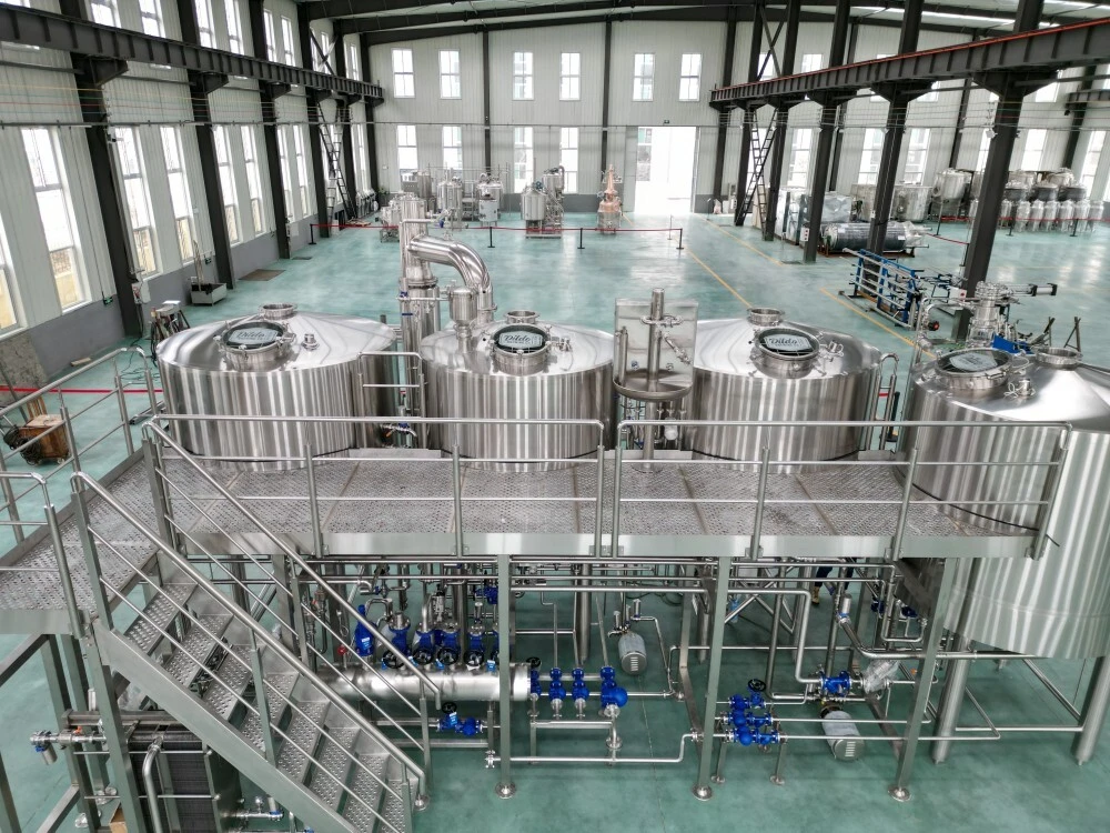 Sistema de elaboración de cerveza automático de cuatro recipientes de 20BBL