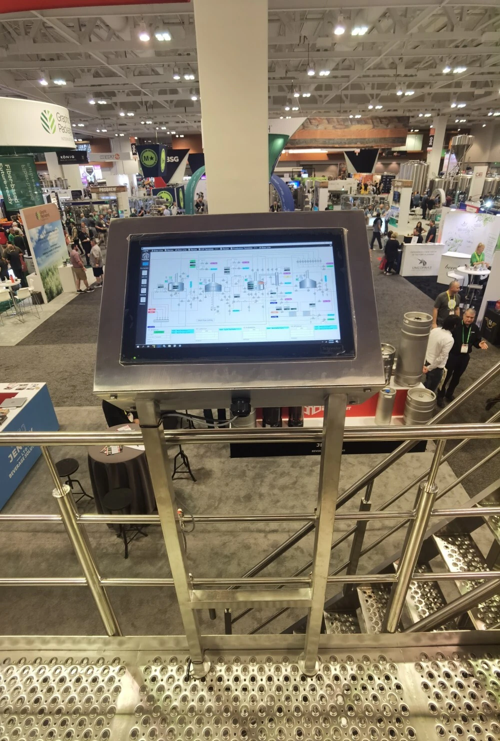 Sistema de elaboración de cerveza automático de cuatro recipientes de 20BBL