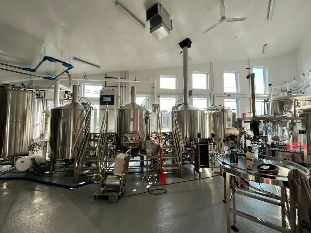1000L 3 Vessel Brewing Equipment Fully Automatic