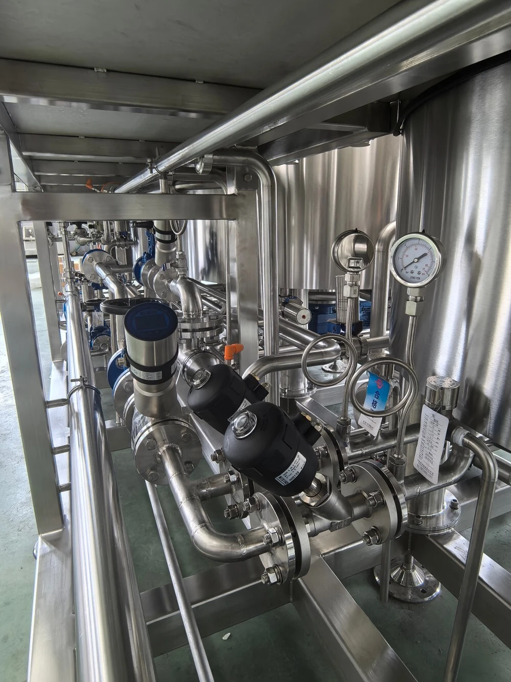 1000L 3 Vessel Brewing Equipment Fully Automatic