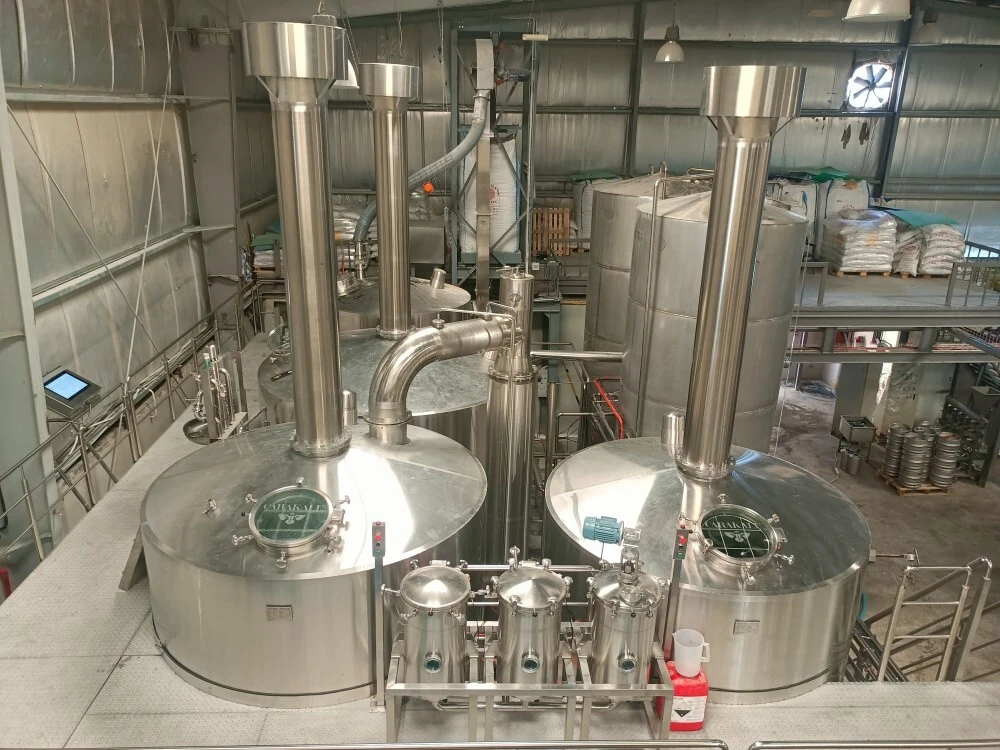 Equipo de fabricación de cerveza de 4 recipientes de 5000L