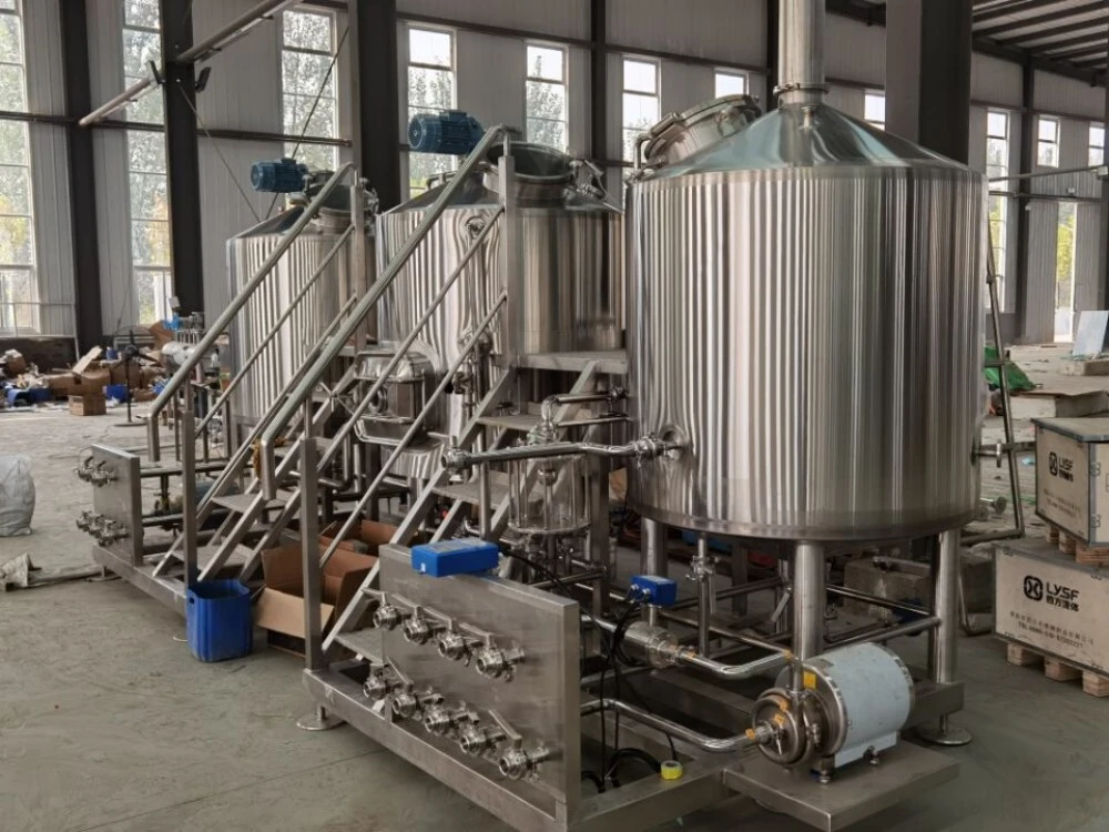 Sistema de elaboración de cerveza de 3 recipientes de 5BBL