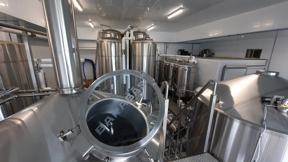 15BBL 3 Vessel Brewhouse Calefacción eléctrica
