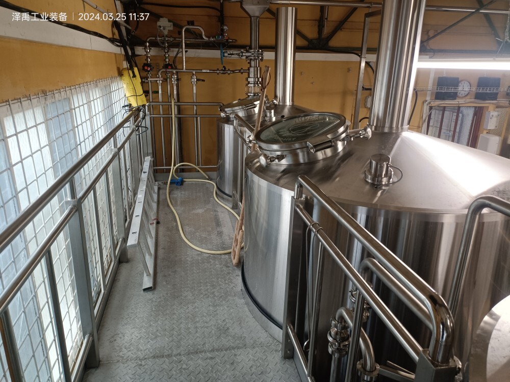 1000L Cerveza Equipo Semiautomático Controlado