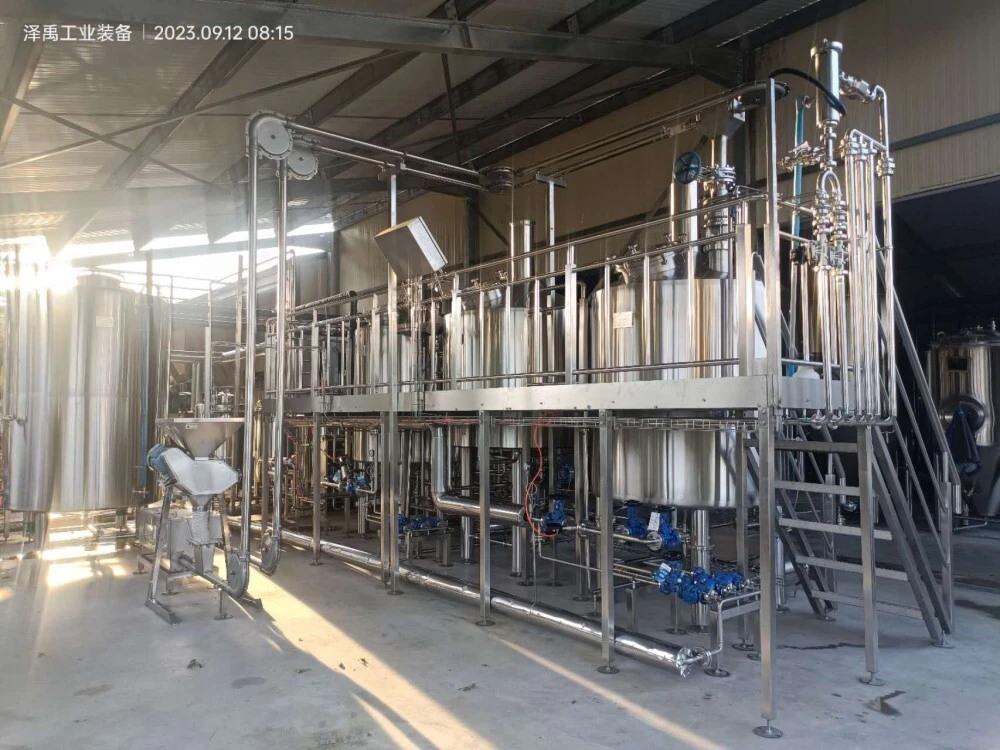 1000L Cerveza Equipo Semiautomático Controlado