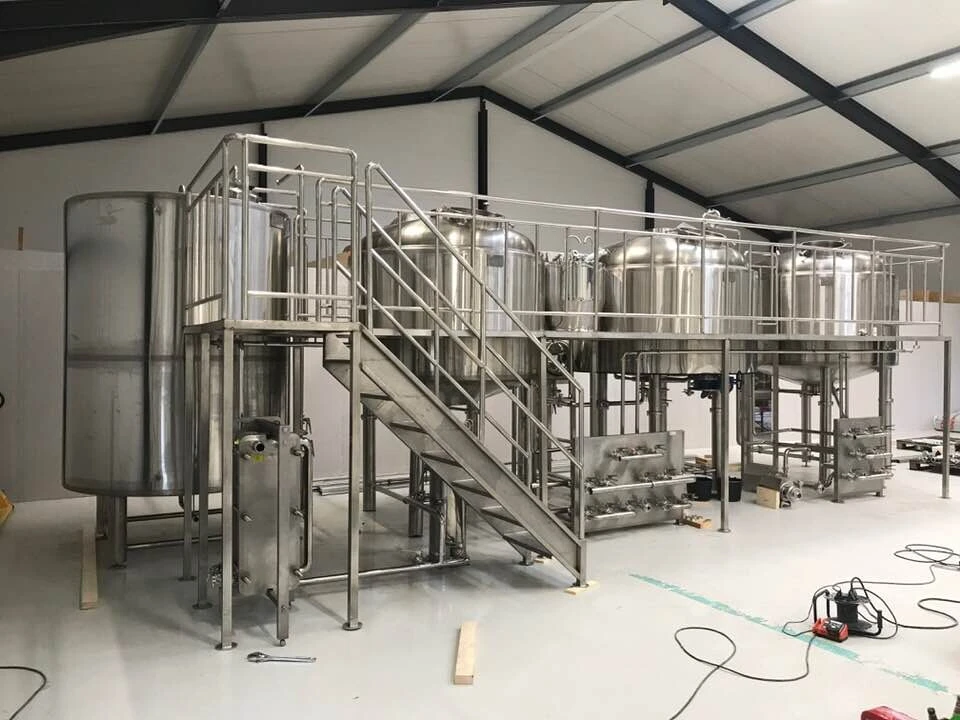 Sistema de sala de cocimiento semiautomático de 2000L