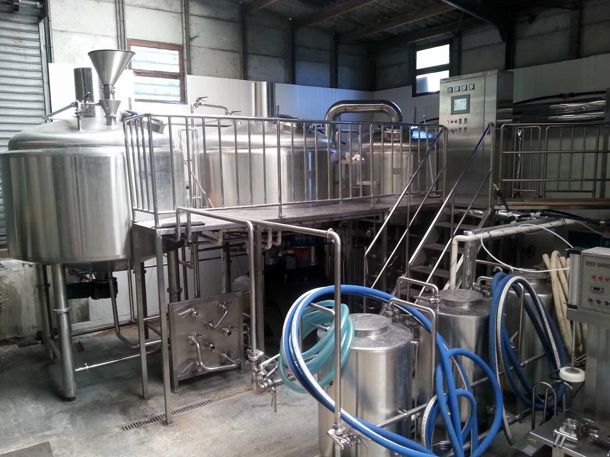 Sistema de sala de cocimiento semiautomático de 2000L