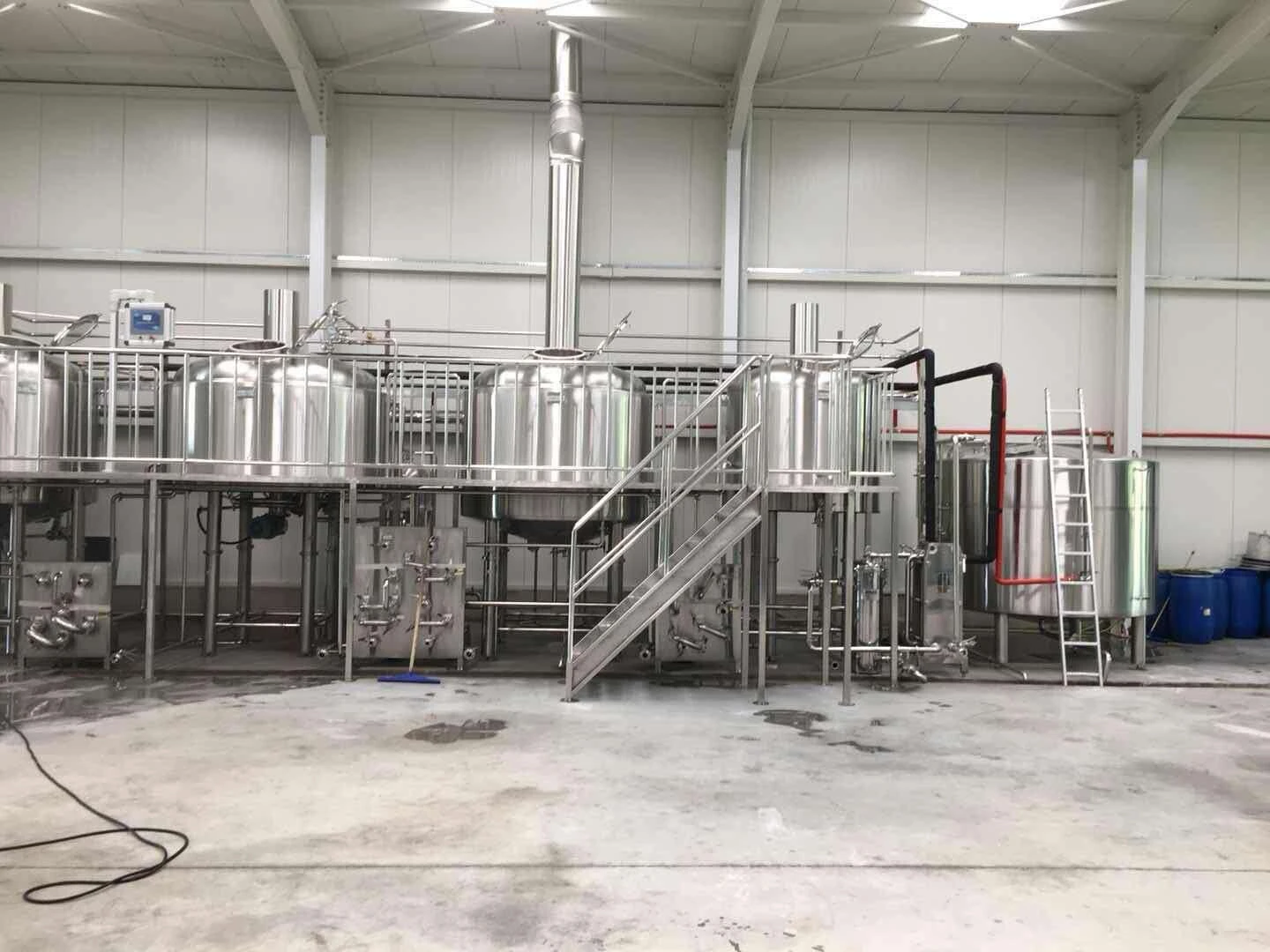 Sistema de sala de cocimiento semiautomático de 2000L