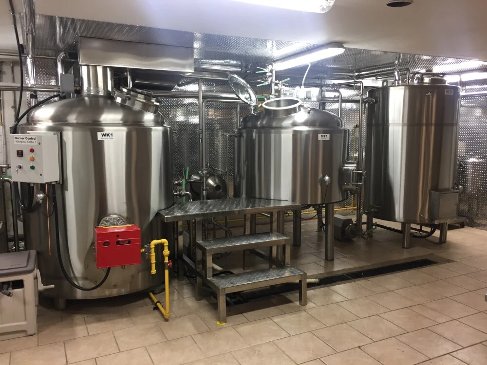 Sala de cocción de 2 recipientes de 5BBL con calefacción de fuego directo