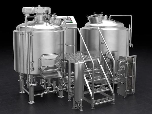 Sistema de elaboración de cerveza de 2 vasijas 4BBL