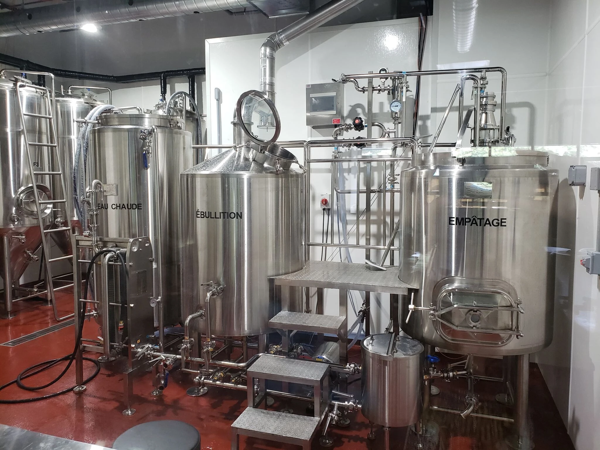 Sistema de elaboración de cerveza de 2 vasijas 4BBL